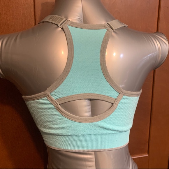Set of 4 sports bras racerback keyhole stretchy support athletic bra - Picture 2 of 9